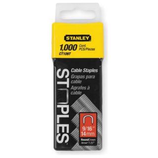 Stanley CT109T Cable/Wire Staple, 5/16x9/16, PK1000