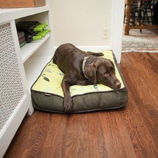 Rectangular Greenery Pet Bed   Frontgate Dog Bed Pet