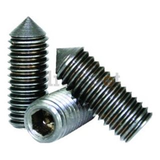 DrillSpot 23342 5/8" 11 x 3/4" Black Oxide Alloy Steel Cone Point Socket Set Screw, Pack of 50