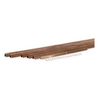 Approved Vendor 2RRR9 Spring Metal Weatherstrip, 17 Ft L