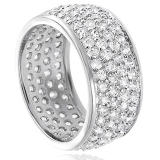 Tressa Sterling Silver Cubic Zirconia Engagement style Ring