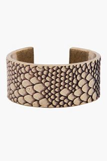 Marc By Marc Jacobs Gold Dragon Scale Cuff for women