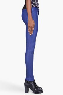 Marc By Marc Jacobs Indigo Mirah Leather Leggings for women