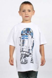 Star Wars   Kids R2D2 T Shirt in White, Size X Large