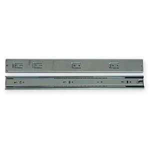 Amerock 3350A 20 Drawer Slide, Self Closing, 20 In D, Zinc