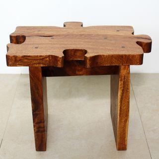 carved Wooden Puzzle Piece Stool (Thailand) Today $134.99