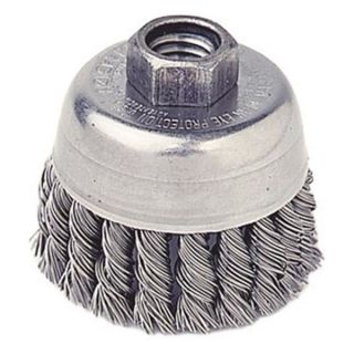 Weiler 13285 2 3/4 x 1/2 13 0.02 1 Trim Knot Wire Cup Brush