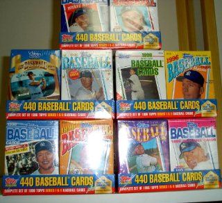 1996 TOPPS BASEBALL MICKEY MANTLE CEREAL SETS ALL FIVE