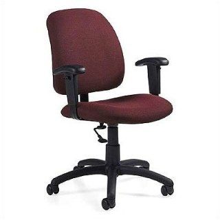 Global Total Office Low Back Pneumatic Task Chair with T