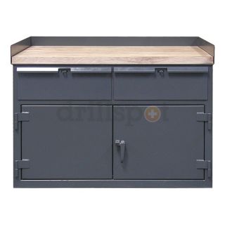 Strong Hold 4.22.10 WB 300.2DB MT Cabinet Workbench, Maple Top, W 50, H34, D30
