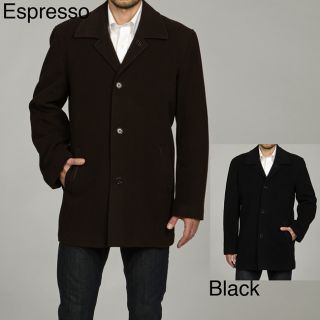 Cole Haan Mens 35 inch Italian Wool/Cashmere Blend Coat