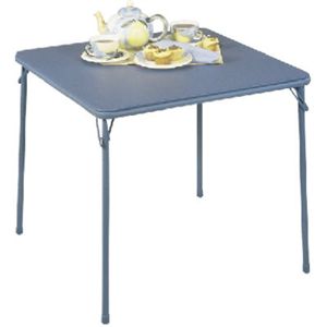 Cosco Products 14 619 CHB 34" x 34" Blue Square Folds Table