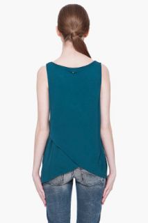 Diesel Teal Asi Tank Top for women