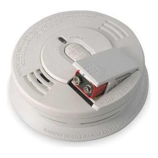 Kidde i12060 Smoke Alarm, Ionization, 120VAC, 9V