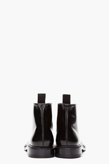 Saint Laurent Black Patent Army 29 Boot for women