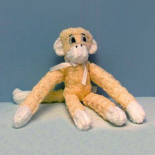 Yellow Chenille Sock Monkey Toys & Games