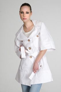 Miss Sixty  Fitzgerald White Trench for women