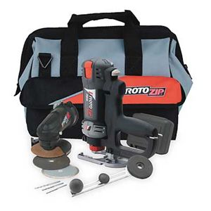 Rotozip RZ20 4000 Spiral Saw Kit, 15, 000 to 30, 000 RPM, 5.5A