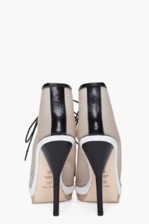 3.1 Phillip Lim Beige Akita Lace up Booties for women