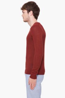 Theory Brown Lasso Antero Sweater for men