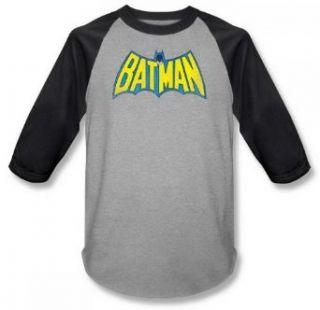 Classic DC Comics Batman Logo Adult Baseball Shirt DCO209C