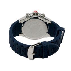 Michele Womens Large Tahitian Navy Jelly Bean Watch