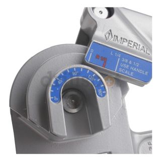 Imperial 370 FH Tube Bender, 1/4, 3/16, 3/8 and 1/2 In Cap