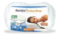 BackJoy Posture Sleep Pillow (White, 24 x 14 Inch) Sports