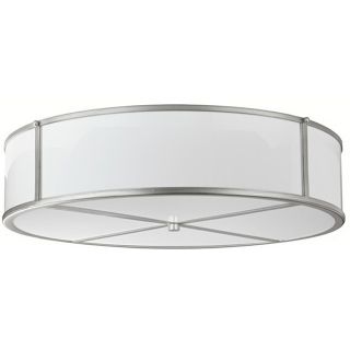One Light White Acrylic Ceiling Lamp
