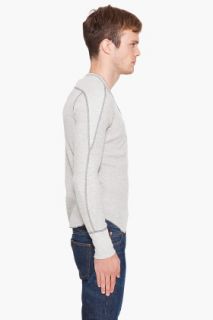 Wings + Horns Long Sleeve Henley for men