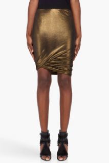 By Malene Birger Dark Gold Dicil Skirt for women