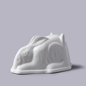 Rabbitl Shaped Ceramic Jello Mold