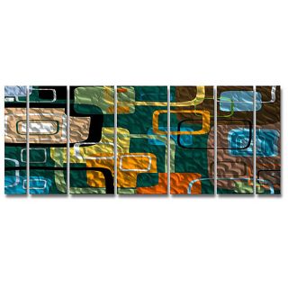 Ash Carl Whisper 7 panel Abstract Metal Wall Art Today $314.99 Sale