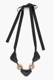 Marni Camel Methacrylite Resin Necklace for women