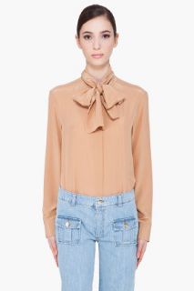 Chloe China Crepe Tie Blouse for women