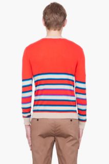 Marc By Marc Jacobs Striped Cashmere blend Fraternity Sweater for men