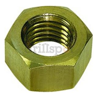 DrillSpot 75112 1/4 20 Brass Finished Hex Nut Be the first to write
