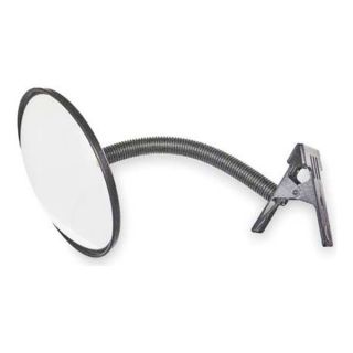 Vision Metalizers Inc CLIP7000 Indoor Convex Mirror, 7 Dia, 10 W, Acrylic