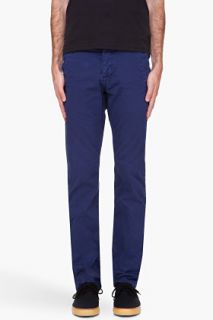 G Star Slim Navy Bronson Trousers for men