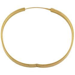 14k Yellow Gold Flat Bangle Bracelet