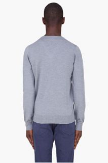 J. Lindeberg Grey Merino Lymac Sweater for men