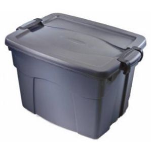 Rubbermaid Inc 2161 CP CYLBL 22GAL Latching Tote, Pack of 9
