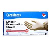 CareMates Disposable Medical Gloves   Powdered Latex