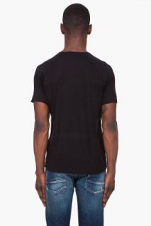 Diesel Black Gold Black Tutta stitch T shirt for men