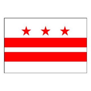 Nylglo 146460 District Of Columbia Flag, 3x5 Ft