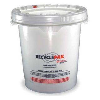 Recyclepak 533 Lamp Recycling Kit, Pail, 5 Gal
