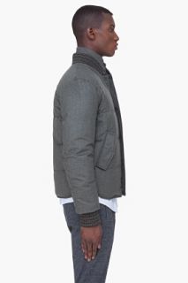 Yves Saint Laurent Grey Detachable Vest Jacket for men