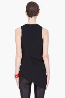 Helmut Lang Black Soft Shroud Top for women