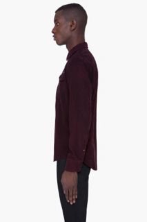 Diesel Burgundy Svarog Rs Shirt for men