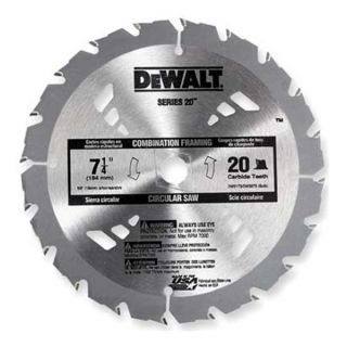 Dewalt DW3182 Crclr Saw Bld, Crbde, 8 1/4 In Dia, 24 TPI